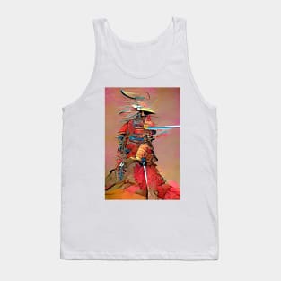 Abstract Japanese Samurai Tank Top